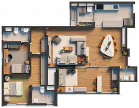 Apartamento com 4 Quartos à Venda, 147 m² em Vila Clementino - São Paulo