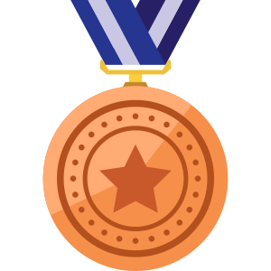 Ícone medalha de bronze