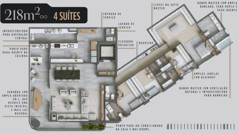 Imagem Apartamento com 4 Quartos à Venda,  em Alphagran Alphaville - Barueri