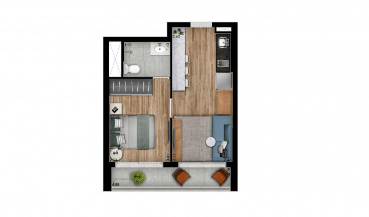 Imagem Apartamento à Venda, 25 m² em Perdizes - São Paulo