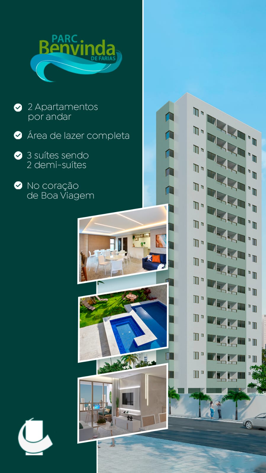 Foto do imóvel Apartamento com 3 Quartos à Venda, 63 m²em Boa Viagem - Recife