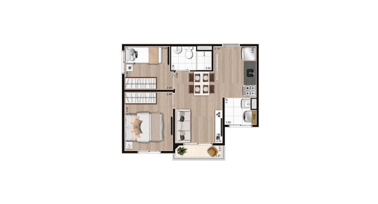 Imagem Apartamento com 2 Quartos à Venda, 37 m²em Vila Independência - São Paulo