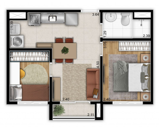 Imagem Apartamento com 2 Quartos à Venda,  em Vila Tolstoi - São Paulo