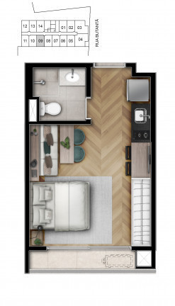 Imagem Apartamento à Venda, 25 m² em Pinheiros - São Paulo