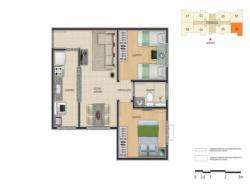Imagem Apartamento com 2 Quartos à Venda, 45 m² em Vila Trinta E Um De Março - Campinas