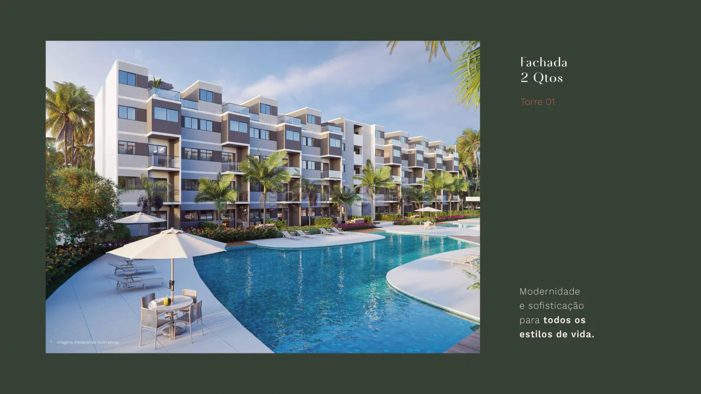Imagem Apartamento com 3 Quartos à Venda, 99 m²em Praia dos Carneiros - Tamandaré