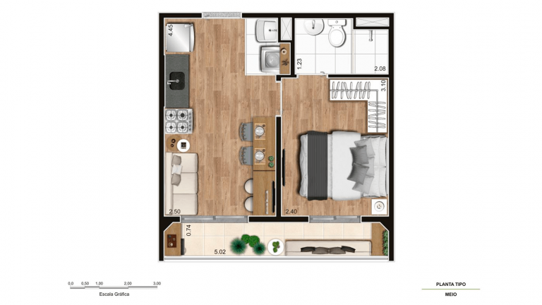 Imagem Apartamento com 1 Quarto à Venda, 29 m² em Vila Moraes - São Paulo