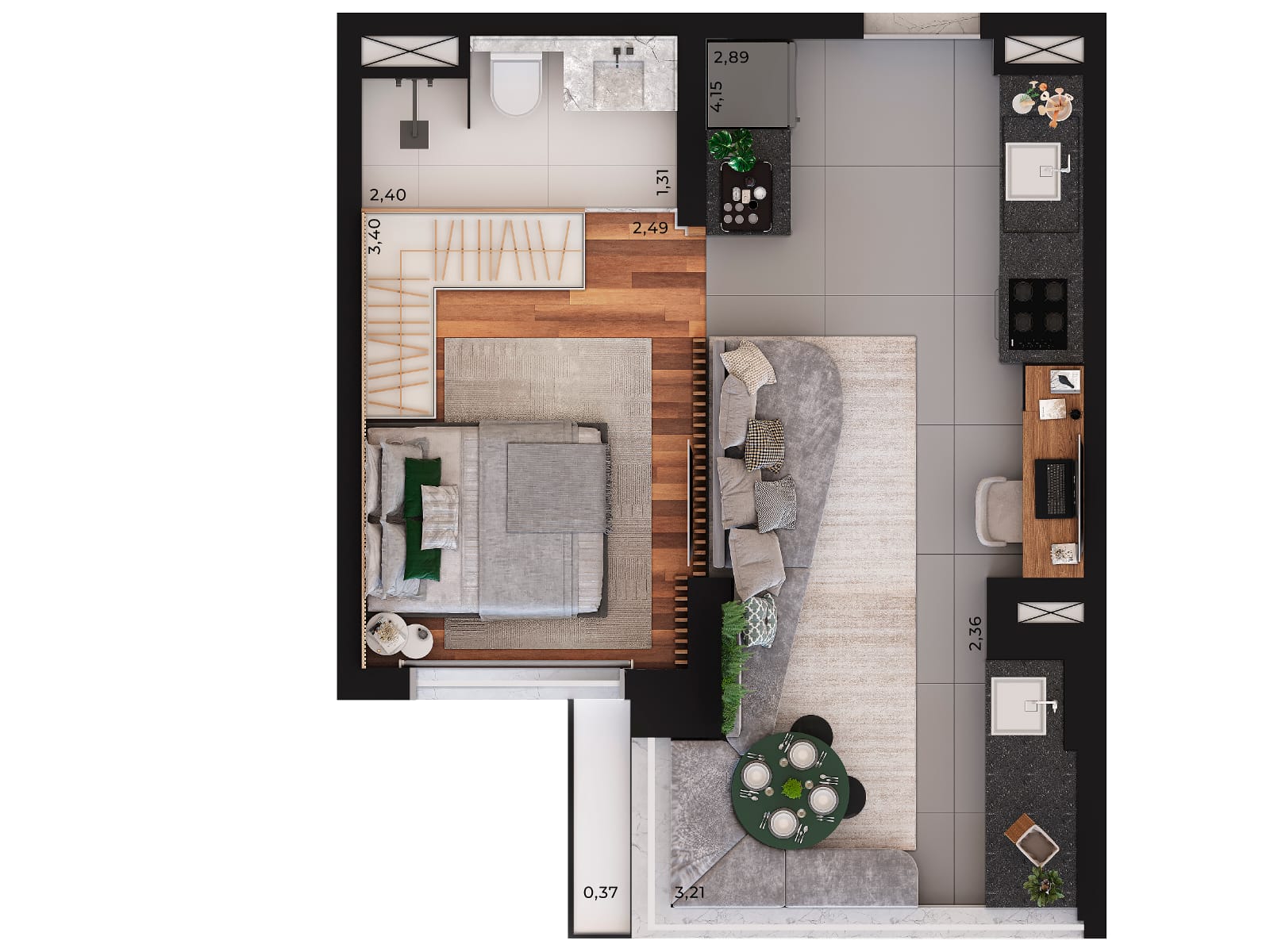 Imagem Apartamento com 1 Quarto à Venda, 37 m²em VILA MADALENA - São Paulo