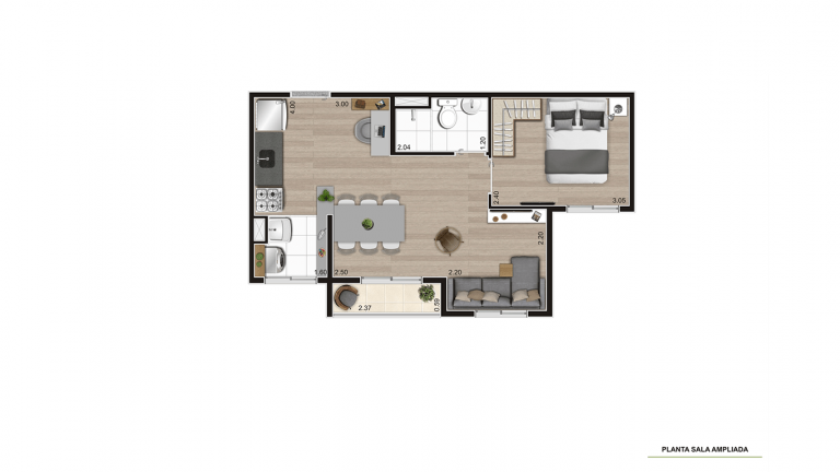 Imagem Apartamento com 2 Quartos à Venda, 39 m² em Água Branca - São Paulo