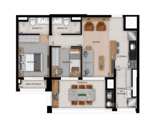 Imagem Apartamento com 3 Quartos à Venda,  em Cidade Mãe do Céu - São Paulo