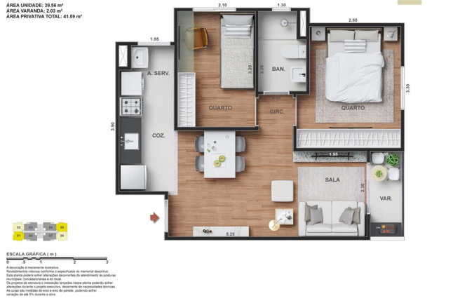 Imagem Apartamento com 2 Quartos à Venda, 42 m²em Vila Kosmos - Rio de Janeiro