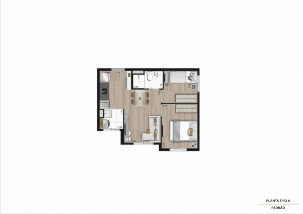 Imagem Apartamento com 2 Quartos à Venda, 37 m² em Cambuci - São Paulo
