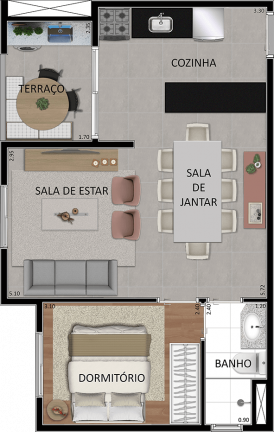 Imagem Apartamento com 2 Quartos à Venda, 43 m² em Vila Gustavo - São Paulo