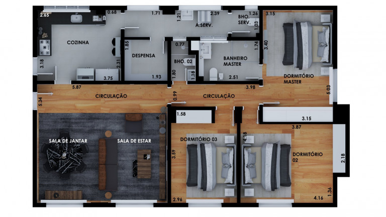 Imagem Apartamento com 3 Quartos à Venda, 147 m² em Higienópolis - São Paulo