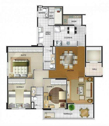 Imagem Apartamento com 3 Quartos para Alugar, 102 m² em Ipiranga - São Paulo
