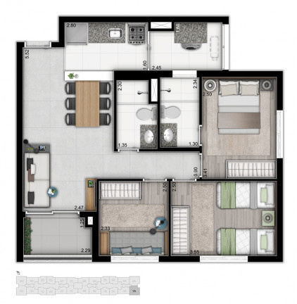 Imagem Apartamento com 1 Quarto à Venda, 45 m² em Vila Sônia - São Paulo