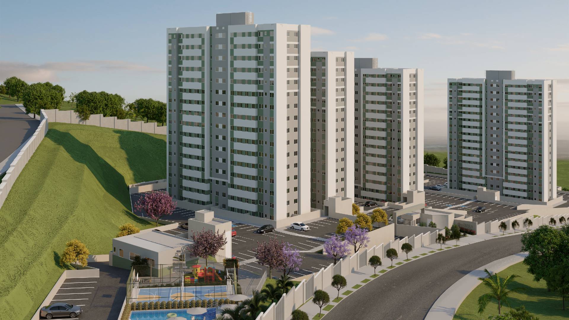 Imagem de fundo do condomínio Condomínio Reserva do Parque - Jacarepaguá - Rio de Janeiro - RJ