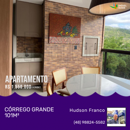 Imagem Apartamento com 3 Quartos à Venda, 101 m² em Córrego Grande - Florianópolis