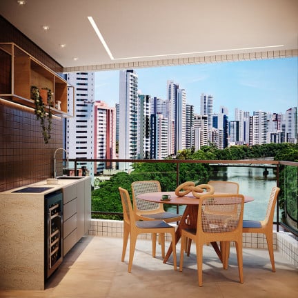 Foto do imóvel Apartamento com 4 Quartos à Venda, 132 m² em Madalena - Recife