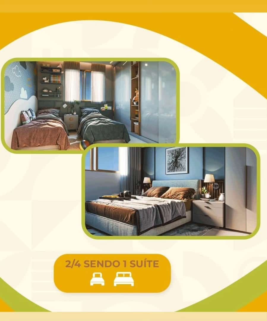 Foto do imóvel Apartamento com 2 Quartos à Venda, 57 m²em Coroa do Meio - Aracaju