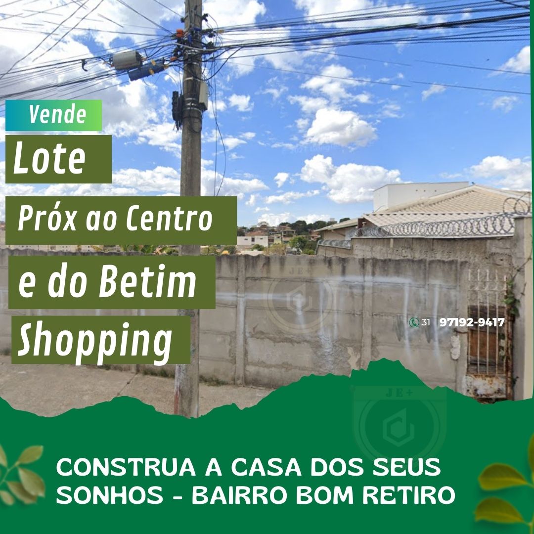 Imagem Terreno à Venda, 360 m²em Bom Retiro - Betim