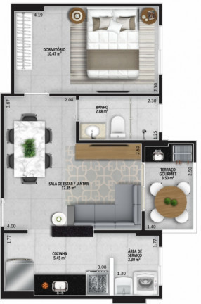 Imagem Apartamento com 2 Quartos à Venda, em Aviação - Praia Grande Imagem Apartamento com 2 Quartos à Venda, em Aviação - Praia Grande