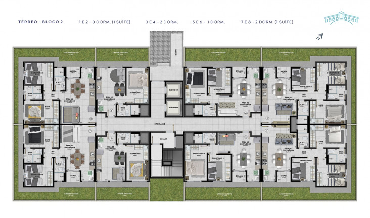 Imagem Apartamento com 3 Quartos à Venda, 72 m² em São Francisco - Criciúma