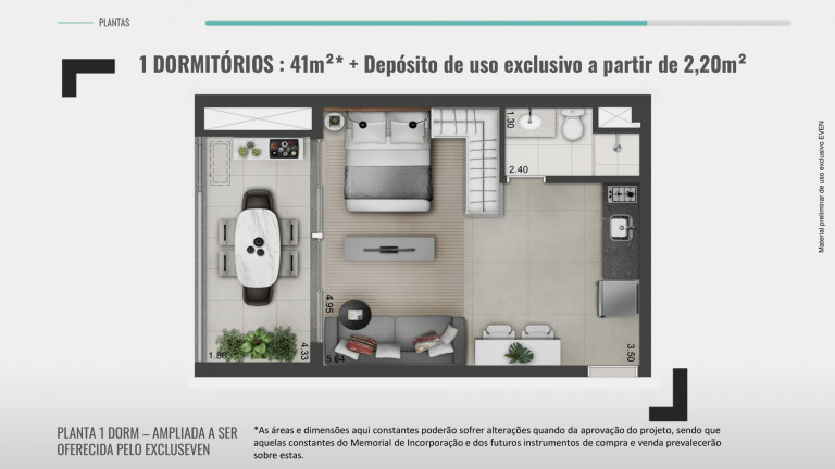 Imagem Apartamento com 1 Quarto à Venda, 43 m² em Santo Amaro - São Paulo