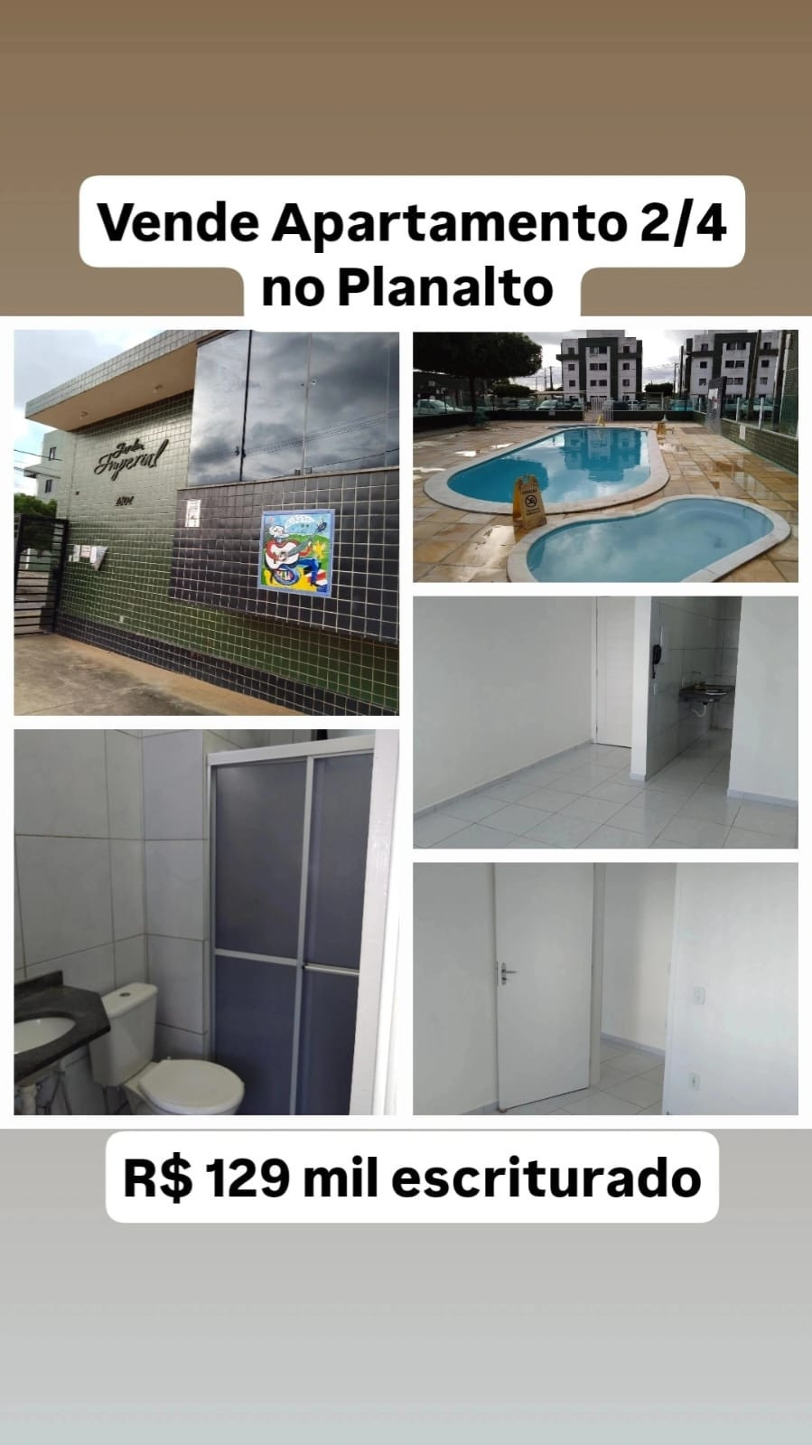 Foto do imóvel Apartamento com 2 Quartos à Venda ou Locação, 50 m² em Planalto - Natal