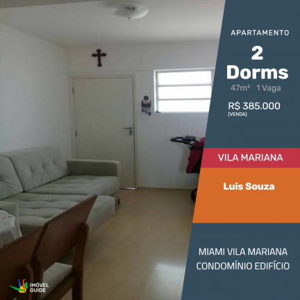 Imagem Apartamento com 2 Quartos à Venda,  em Vila Mariana - São Paulo