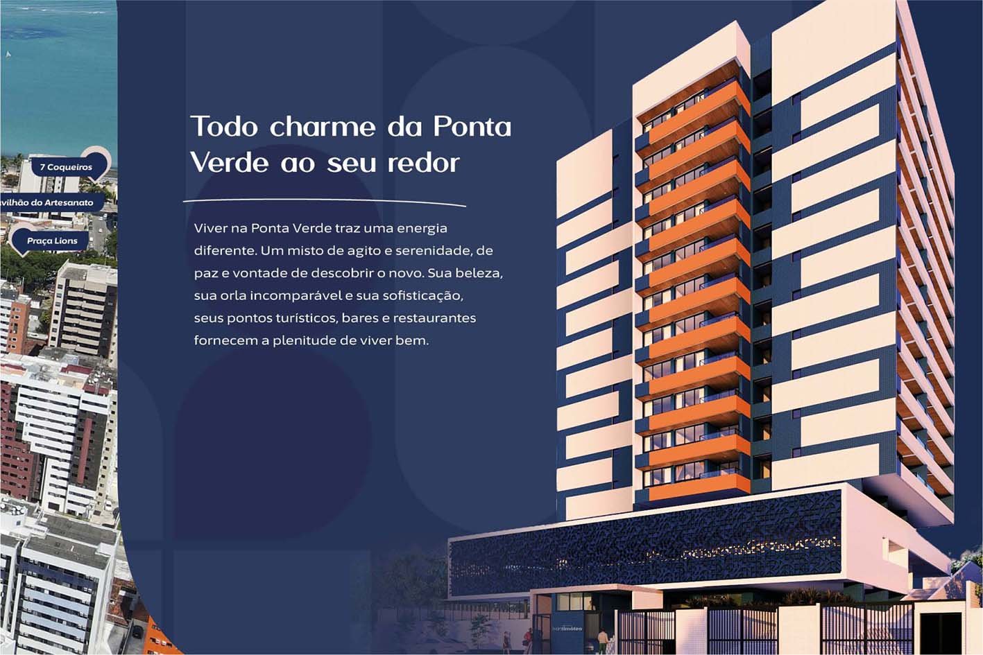 Foto do imóvel Apartamento com 2 Quartos à Venda, 65 m² em Ponta Verde - Maceió