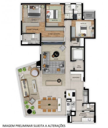 Imagem Apartamento com 3 Quartos à Venda, 195 m² em Sumarezinho - São Paulo