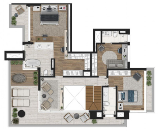 Imagem Apartamento com 3 Quartos à Venda, 153 m²em Moema - São Paulo