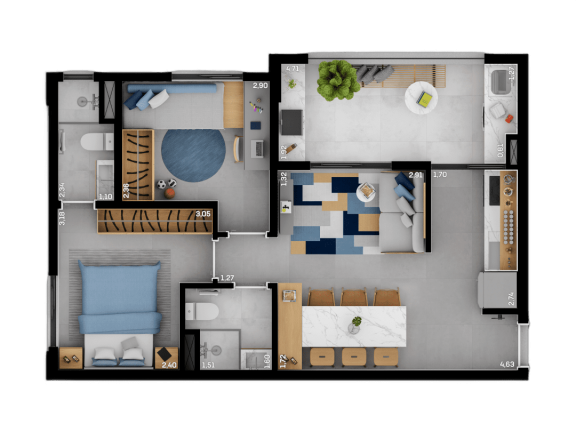 Foto do imóvel Apartamento com 2 Quartos à Venda, 57 m² em Casa Verde - São Paulo