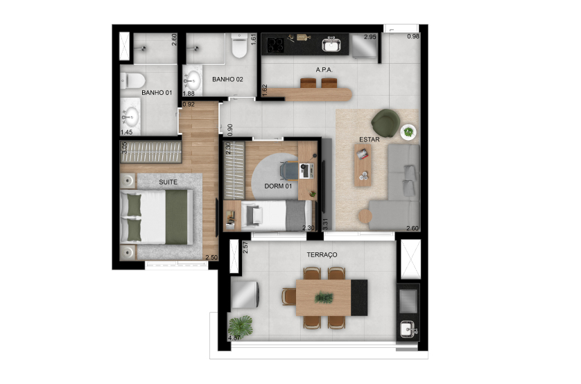 Imagem Apartamento com 2 Quartos à Venda, 58 m²em Vila Oratório - São Paulo