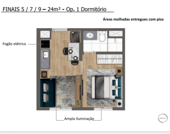 Imagem Apartamento com 1 Quarto à Venda, 24 m² em Butantã - São Paulo