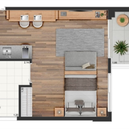 Imagem Apartamento com 1 Quarto à Venda, 32 m² em Penha de França - São Paulo