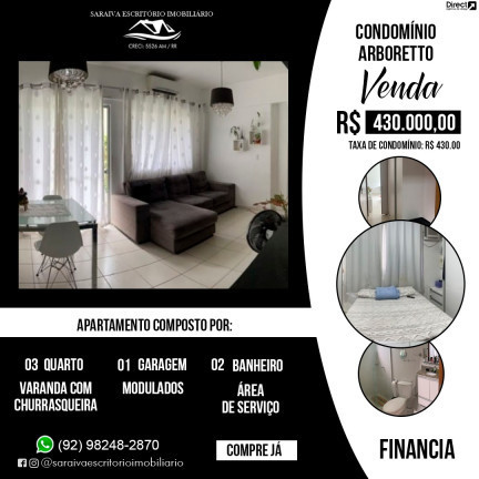 Foto do imóvel Apartamento com 2 Quartos à Venda,  em Coroado - Manaus