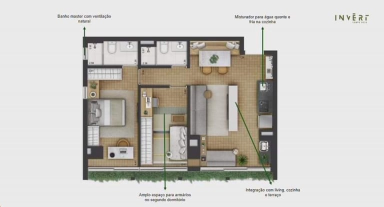 Imagem Apartamento com 3 Quartos à Venda, 105 m² em Campo Belo - São Paulo