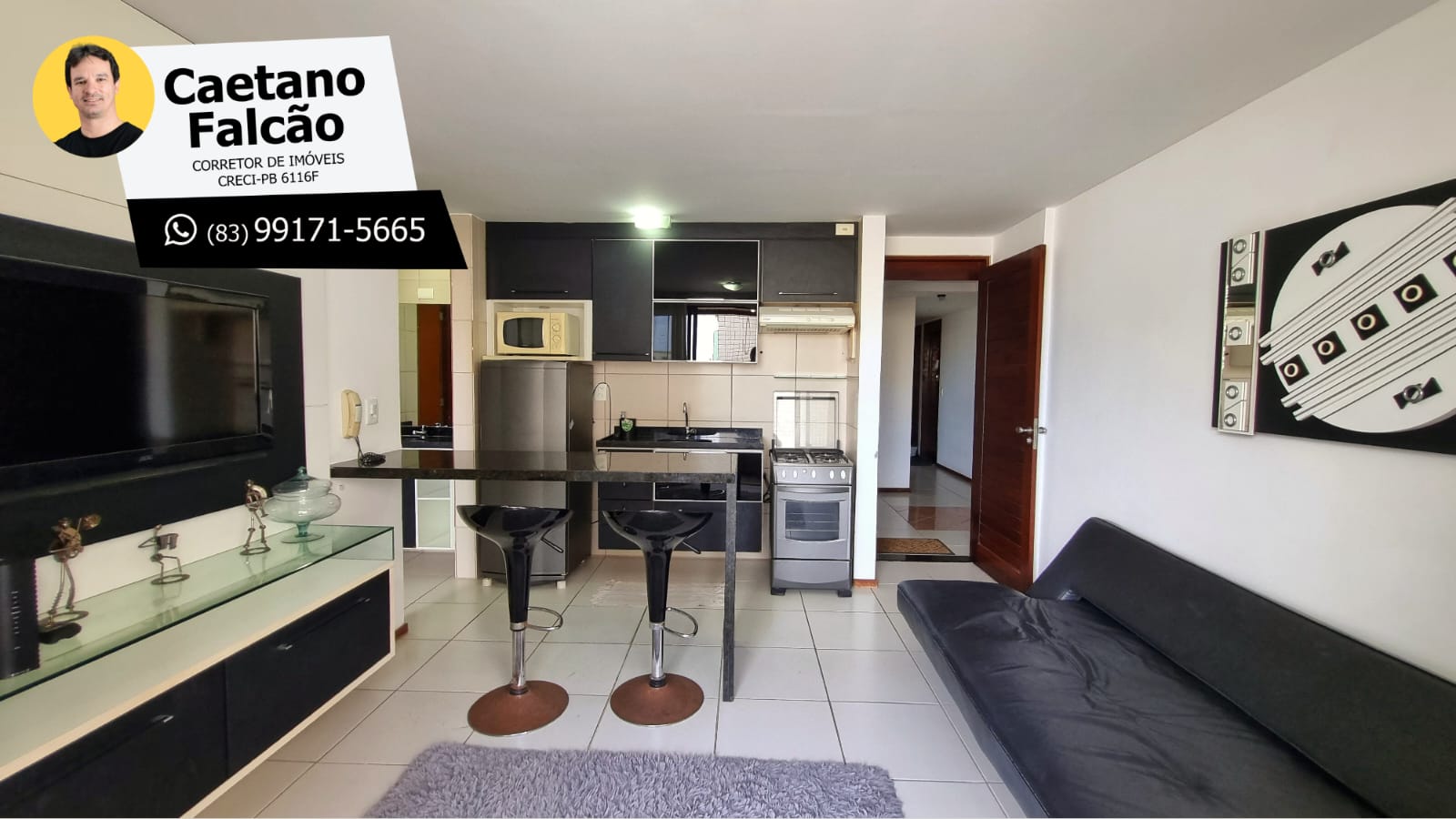 Imagem Apartamento com 1 Quarto à Venda, 32 m²em Cabo Branco - João Pessoa