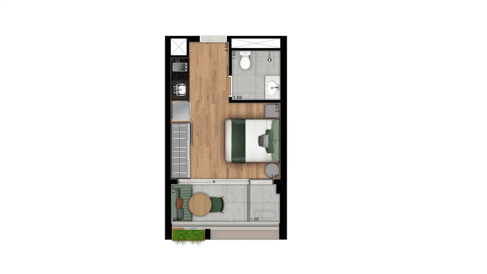 Imagem Apartamento com 1 Quarto à Venda, 24 m²em Vila Madalena - São Paulo