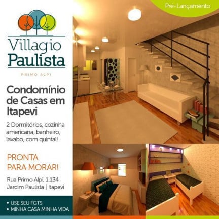 Imagem Casa de Condomínio com 2 Quartos à Venda, 66 m² em Jardim Paulista - Itapevi Imagem Casa de Condomínio com 2 Quartos à Venda, 66 m² em Jardim Paulista - Itapevi