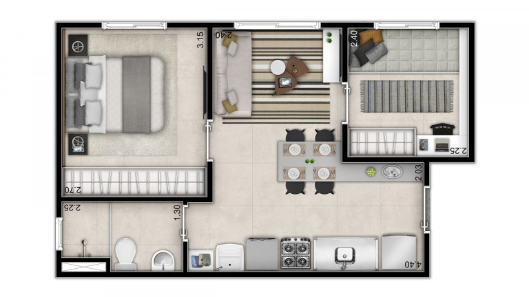Imagem Apartamento com 2 Quartos à Venda, 35 m² em Saúde - São Paulo