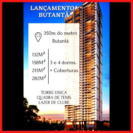 Imagem Apartamento com 3 Quartos à Venda, 132 m² em Butantã - São Paulo