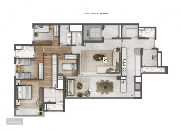 Imagem Apartamento com 4 Quartos à Venda, 180 m²em Alto da Lapa - São Paulo