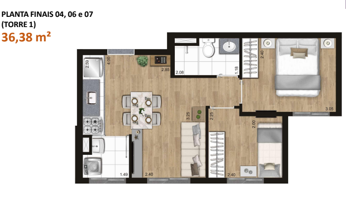 Imagem Apartamento com 2 Quartos à Venda, 36 m²em Vila Albertina - São Paulo