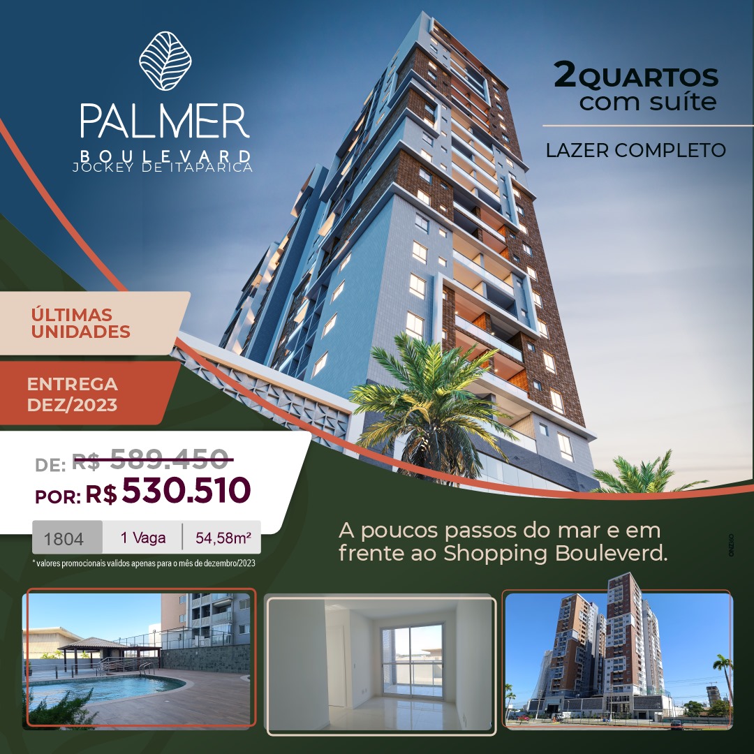 Imagem Apartamento com 2 Quartos à Venda, 54 m²em Praia de Itaparica - Vila Velha