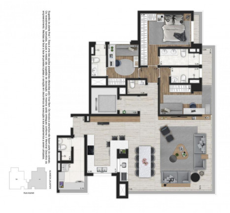 Imagem Apartamento com 3 Quartos à Venda, 153 m²em Moema - São Paulo