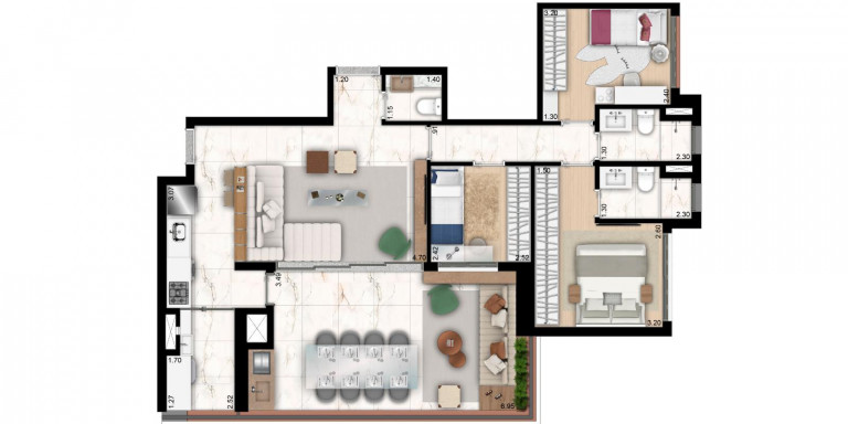 Imagem Apartamento com 3 Quartos à Venda, 107 m² em Vila Anglo Brasileira - São Paulo