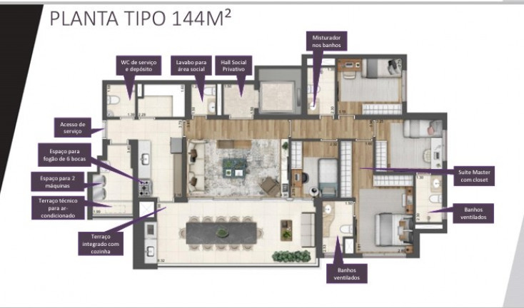 Imagem Apartamento com 3 Quartos à Venda, 144 m² em Vila Mariana - São Paulo
